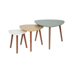 MILEO VEGETAL SIDE TABLE X3
