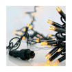 ΣΕΙΡΑ, 100 LED 5mm, 230V, 2 ΕΠΕΚΤΑΣΕΙΣ ΕΩΣ 9 ΣΕΤ, ΠΡΑΣΙΝΟ ΚΑΟΥΤΣΟΥΚ ΚΑΛ, ΘΕΡΜO ΛΕΥΚO LED, ΑΝΑ 10cm, (ΧΩΡΙΣ ΜΕΤΑΣΧΗΜΑΤΙΣΤΗ, Χ