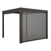 171413 ΤΕΝΤΑ ΠΕΡΓΚΟΛΑΣ Graphite 3 m texaline blind for Amira gazebo 3.6 x 6 m (ΔΙΑΣΤ 279Χ236.5Χ11)