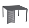 186868 1.2 m graphite slatted shutter for side of Amira gaz3.6 m (ΔΙΑΣΤ 113Χ6Χ238.65)