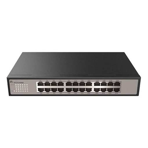 STONET 24 PORT GIGABIT ETHERNET RACKMOUNT SWITCH 10/100/1000Mbps