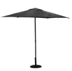 (P) ΟΜΠΡΕΛΑ ΓΚΡΙ Nadia slate straight tilting parasol 2.7 m