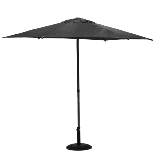 (P) ΟΜΠΡΕΛΑ ΓΚΡΙ Nadia slate straight tilting parasol 2.7 m