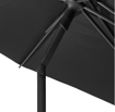 (P) ΟΜΠΡΕΛΑ ΓΚΡΙ Nadia slate straight tilting parasol 2.7 m