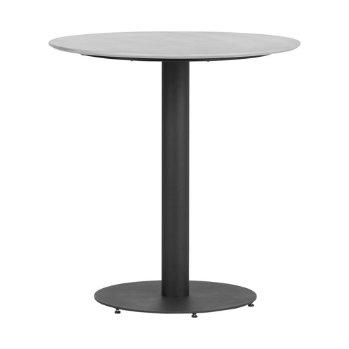 ( P ) 2ctn (47355 SURF.& 204253 BASE) ENVY ΤΡΑΠΕΖΙ ΣΤΡΟΓΓΥΛΟ ΜΑΥΡΟ ΜΕΤΑΛΛΙΚΟ Υ:72 ΔΙΑ:70ΕΚ.