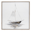 SAIL BOAT ΕΛΑΙΟΓΡΑΦΙΑ 40Χ40ΕΚ ΜΕ ΣΑΜΠΑΝΙ ΚΟΡΝΙΖΑ