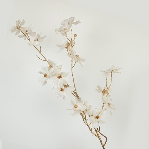 ΛΟΥΛΟΥΔΙ, ΧΡΥΣΟ ΚΛΑΔΙ, ΛΕΥΚΟ, 90cm