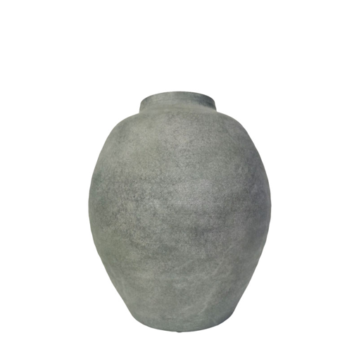 ΚΕΡΑΜΙΚΟ ΒΑΖΟ ΜΙΝΙΜΑΛ ΓΚΡΙ ΠΕΤΡΑΣ - Φ25x29.5cm