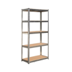 ΡΑΦΙΕΡΑ ΜΕΤΑΛ 5 ΡΑΦΙΑ MDF 90X40X180 ΓΑΛΒ.ΜΑΧ 175ΚΛ/ΡΑΦΙ