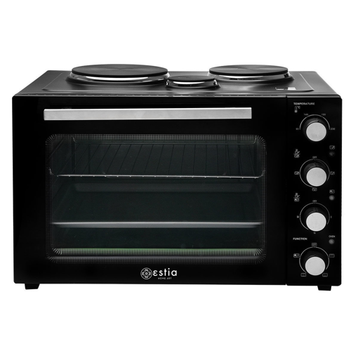Estia Compact Cooker Ηλεκτρικό Φουρνάκι 45lt με 3 Εστίες και Αέρα
