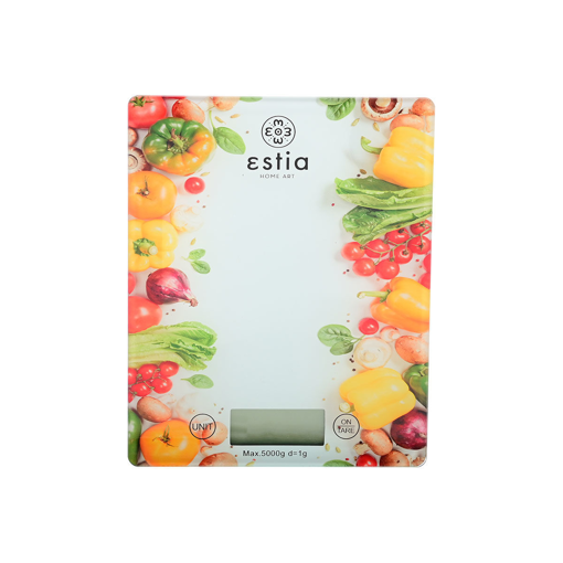Estia Veggies Ψηφιακή Ζυγαριά Κουζίνας 1gr/5kg Πολύχρωμη