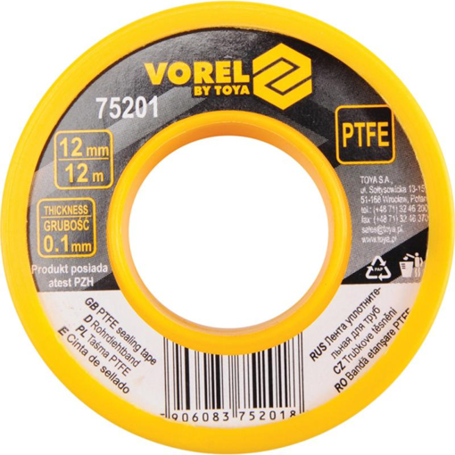 Ταινία Teflon 12mx12mmx0.1mm 75201