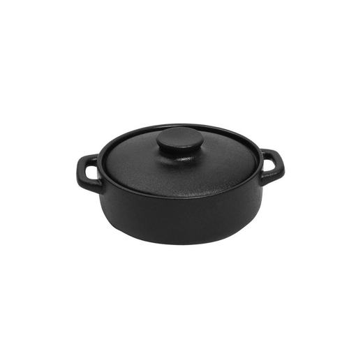 LAVA ΚΑΤΣΑΡΟΛΑ ΡΗΧΗ STONEWARE ΜΑΥΡΗ 20.8χ15.8χ5.8ΕΚ