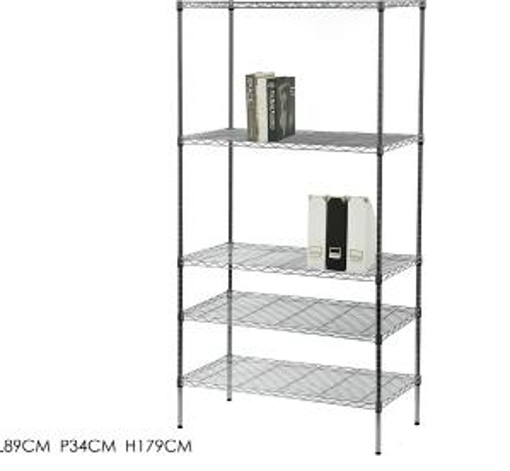 ΡΑΦΙΕΡΑ 5 ΡΑΦ ΧΡΩΜΕ 89X34X179CM