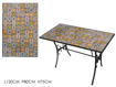ΤΡΑΠΕΖΙ ΠΑΡΑΛ/ΜΟ ΜΩΣΑΙΚΟ 120X80 CM