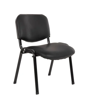 HM1010.01_ΚΑΡΕΚΛΑ JANISHA ΜΕ ΔΕΡΜΑΤΙΝΗ PU ΜΑΥΡΟ 553,5x59x77 εκ.