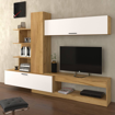ΣΥΝΘΕΣΗ OMELA GOLD OAK/WHITE 260X42X193