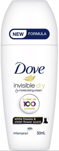 DOVE ROLL ON 50ML INVISIBLE DRY