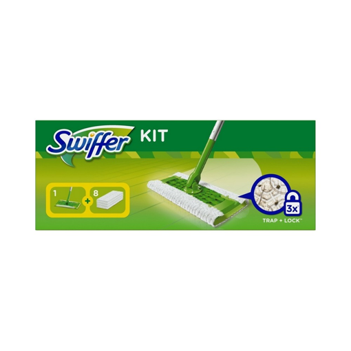 SWIFFER ΚΙΤ ΣΚΟΥΠΑ+ ΑΝΤ/ΚΑ 8s ΠΑΝΑΚΙΑ & 3s ΥΓ. ΠΑΝΑΚΙΑ