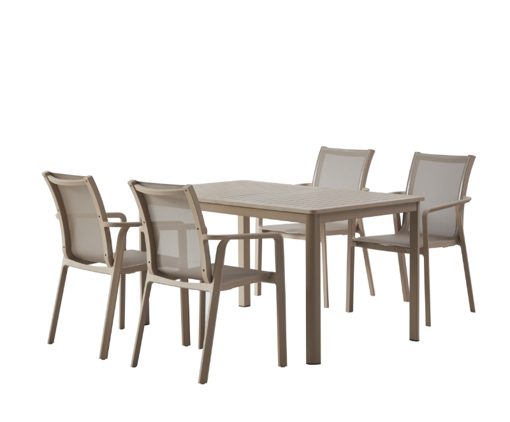 T7001-14085 DARK GREY020 ΤΡΑΠΕΖΙ PP/GF 140X85X76