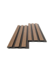 PS PANEL ΜΕ 3D ΠΗΧΑΚΙΑ 11 PIANO 12/122/2900mm GOLDEN OAK/D.BROWN