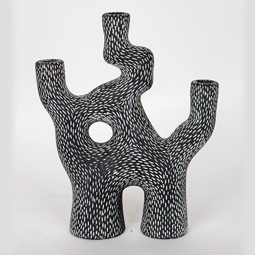 ΚΗΡΟΠΗΓΙΟ, ΓΚΡΙ, ΣΧΗΜΑ ΚΛΑΔΙ, 4 ΘΕΣΕΩΝ, 26x9.5x32cm