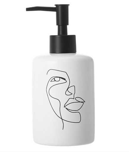 Estia Αντλια Σαπουνιου Line art 320ml Λευκο