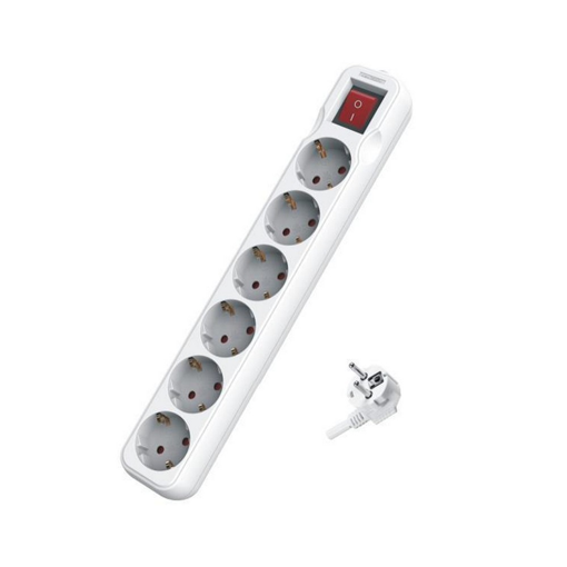 ΠOΛYΠPIZO 6 ΘΕΣΕΩΝ ΜΕ KAΛΩΔIO ΚΑΙ ΔΙΑΚΟΠΤΗ 3X1,5mm 1,5m